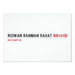 Ridwan Rahman Rahat  Invitations