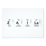 ZAILA  Invitations