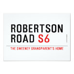 Robertson Road  Invitations