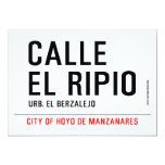 CALLE EL RIPIO  Invitations