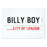 Billy boy  Invitations