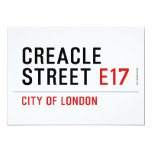 Creacle Street  Invitations