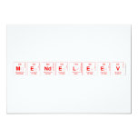 Mendeleev  Invitations