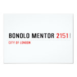 Bonolo Mentor  Invitations