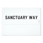 SANCTUARY WAY   Invitations