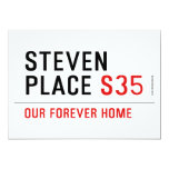 Steven Place  Invitations