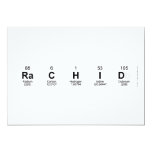 Rachid  Invitations