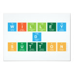 Willey
 D
 Sutton  Invitations