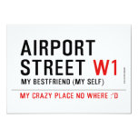 AIRPORT Street  Invitations