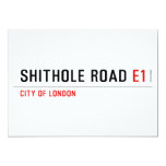 Shithole Road  Invitations