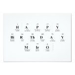 Happy
 Birthday
 Miro  Invitations