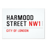 Harmood Street  Invitations