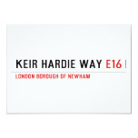 keir Hardie Way  Invitations