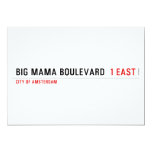 Big Mama Boulevard   Invitations