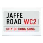 Jaffe Road  Invitations