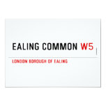 Ealing Common  Invitations