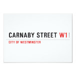 Carnaby street  Invitations
