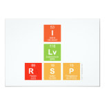 I
 Lv
 Rsp  Invitations