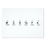Mustafa  Invitations