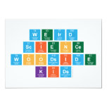 Weird  Science Woodside Kids  Invitations