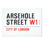 Arsehole Street  Invitations