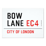 Bow Lane  Invitations