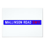 Mallinson Road  Invitations
