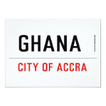 GHANA  Invitations