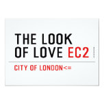 the look of love  Invitations