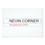     NEVIN CORNER  Invitations