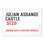 JULIAN ASSANGE CASTLE    Invitations