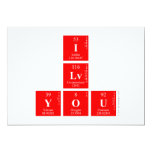 I
 Lv
 you  Invitations