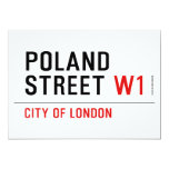 Poland Street  Invitations