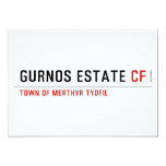 Gurnos Estate  Invitations