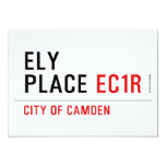 Ely Place  Invitations
