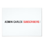 Admin carLEX  Invitations