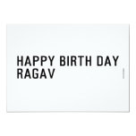 Happy birth day  Ragav  Invitations