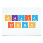 Olivia
 Brown  Invitations