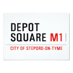 Depot Square  Invitations