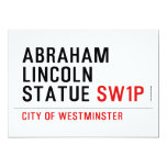 abraham lincoln statue  Invitations