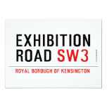 exhibition ROAD  Invitations