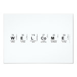 Welcome  Invitations