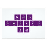 Kates
 Whisky
 B|ar  Invitations