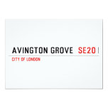 Avington Grove   Invitations