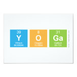yoga  Invitations