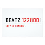 Beatz  Invitations