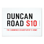 Duncan Road  Invitations