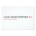 Love adam stephen  Invitations