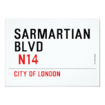 sarmartian blvd   Invitations