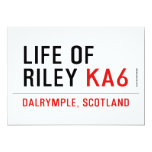 life of  riley  Invitations
